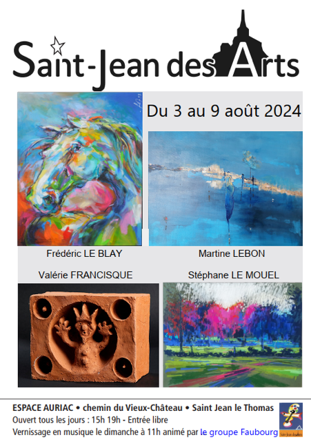 Saint Jean des Arts : saison estivale 2024