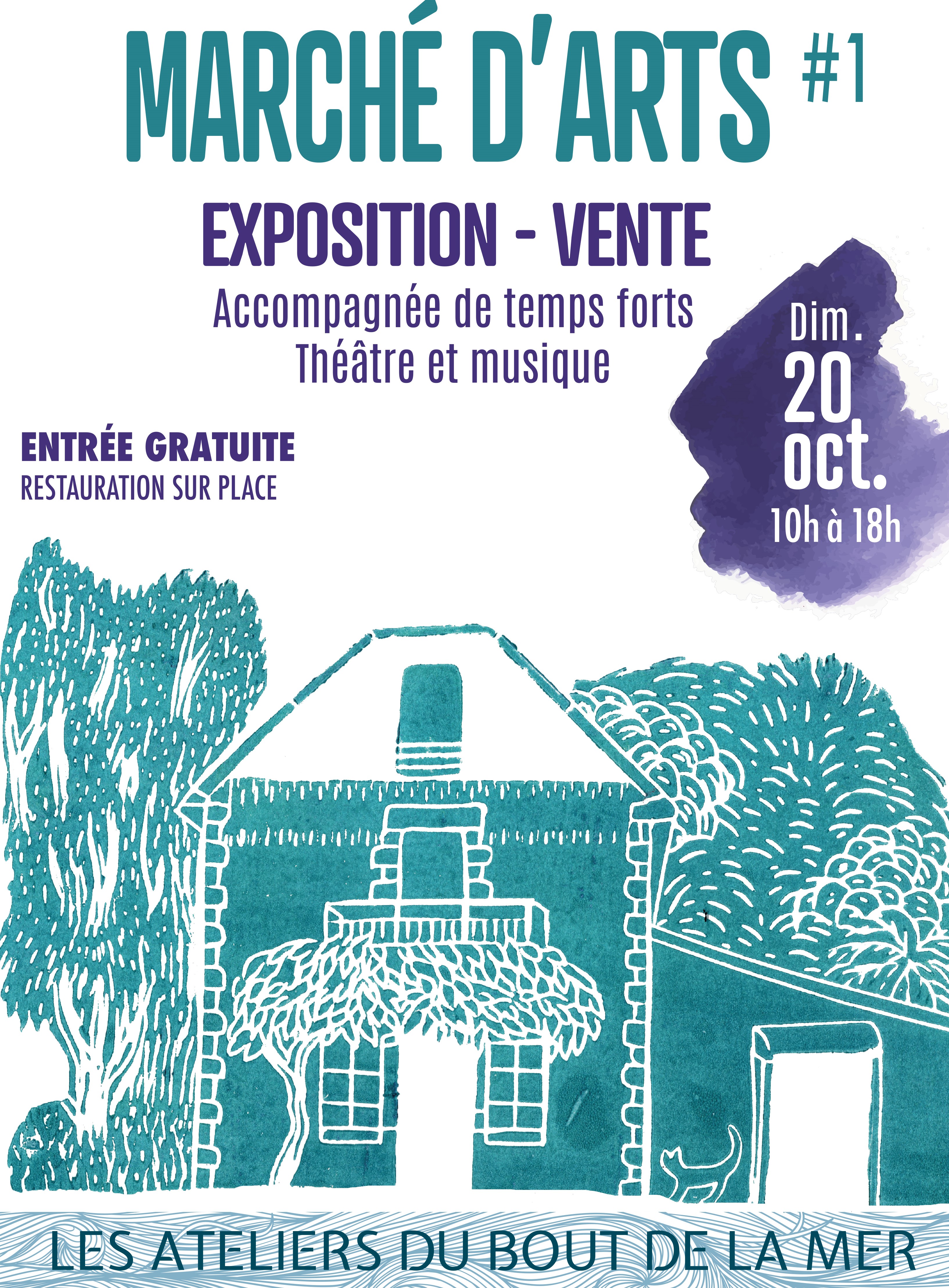 MARCHE D'ART A SAINT JEAN LE THOMAS